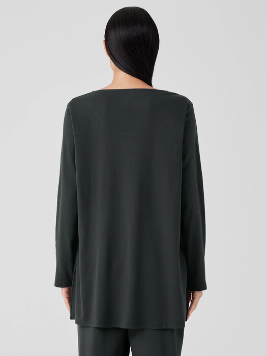Organic Cotton Interlock Long Sleep Top
