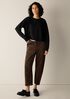 Garment-Dyed Organic Cotton Terry Cropped Box-Top