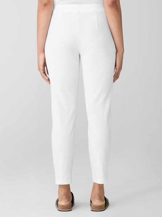 Washable Stretch Crepe Slim Pant