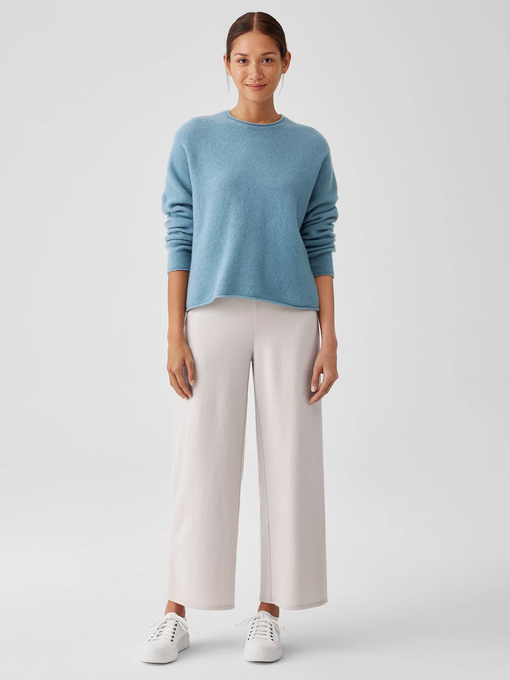 Cashmere Silk Bliss Crew Neck Top
