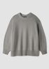 Cotton & Recycled Cashmere Crew Neck Top