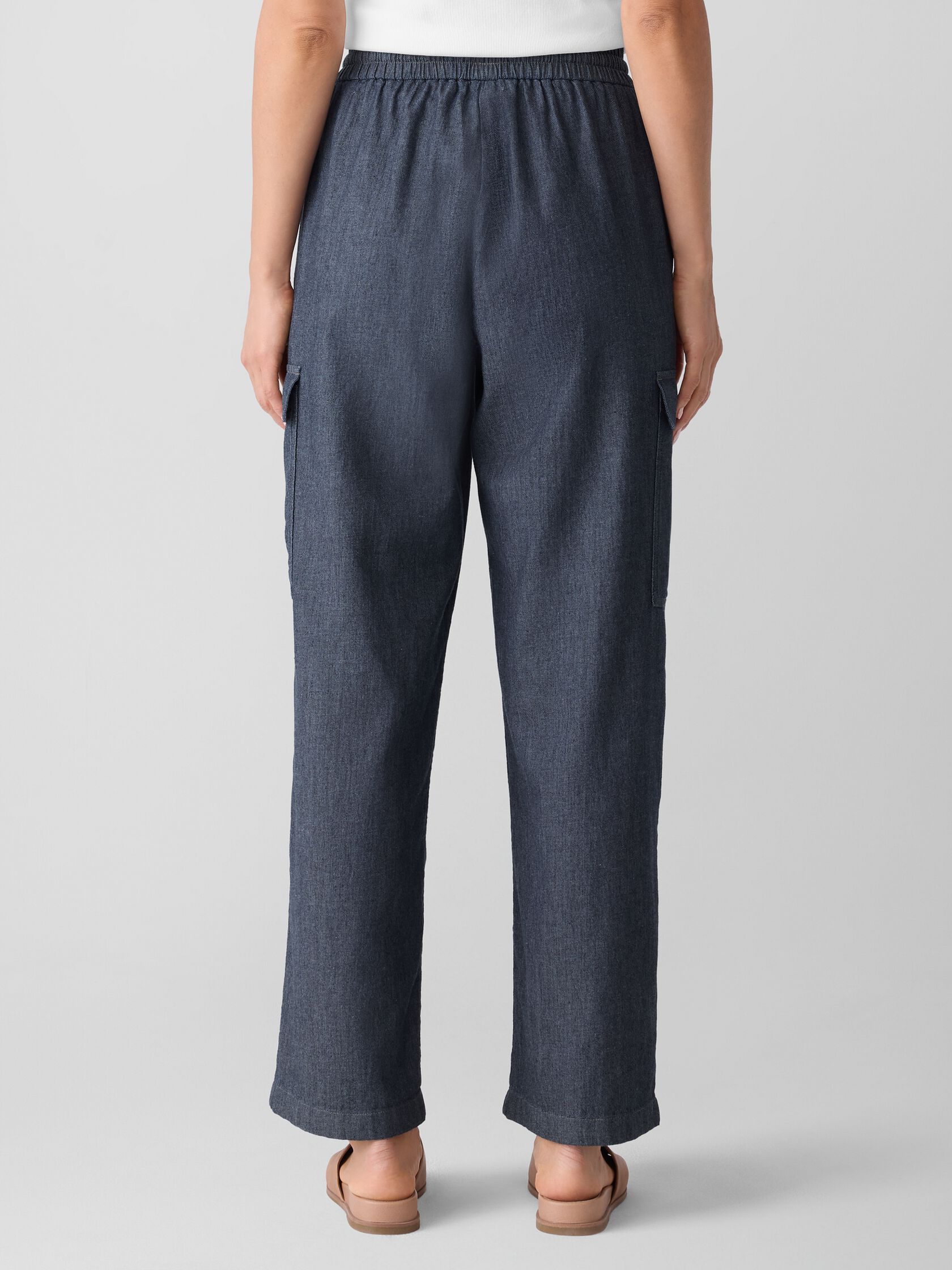 Airy Organic Cotton Twill Cargo Pant