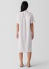 Organic Cotton Ripple Checkered Shirtdress