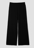 Stretch Jersey Knit Wide-Leg Pant