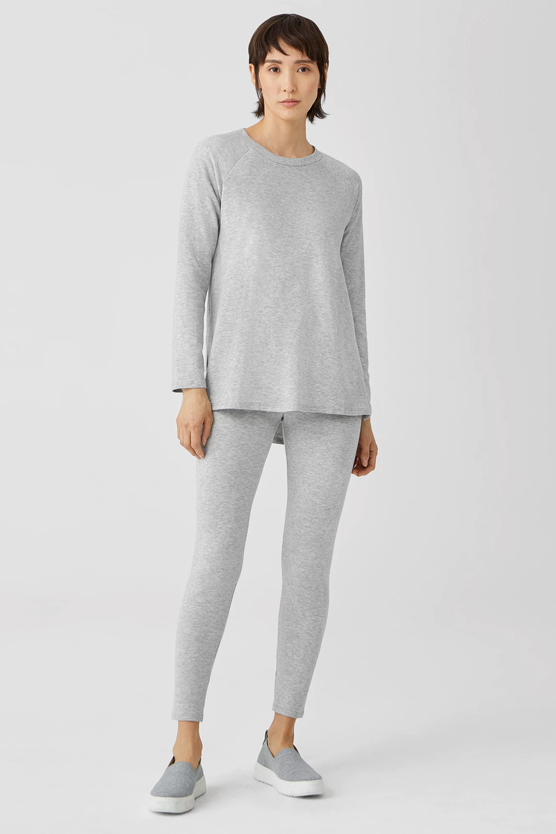 Cozy Brushed Terry Hug Slouchy Pant | EILEEN FISHER