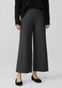 Washable Stretch Crepe Wide-Leg Pant