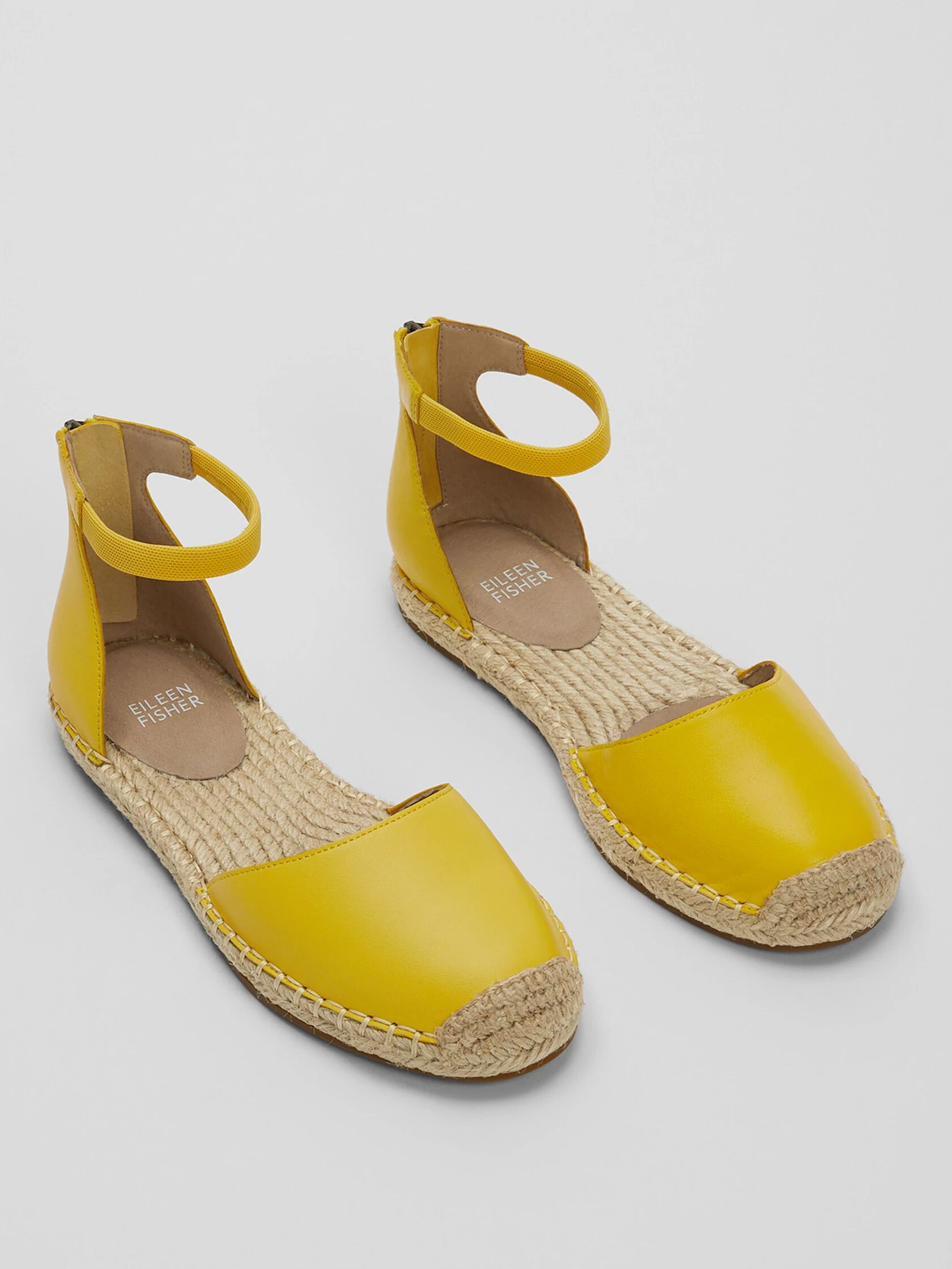 Lala Nappa Leather Espadrille Flat