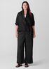 Organic Handkerchief Linen High Collar Jacket