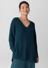 Cotton Fluff V-Neck Top