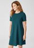 Traceable Organic Cotton Jersey Crew Neck Dress