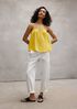 Striped Organic Cotton Gauze Cami