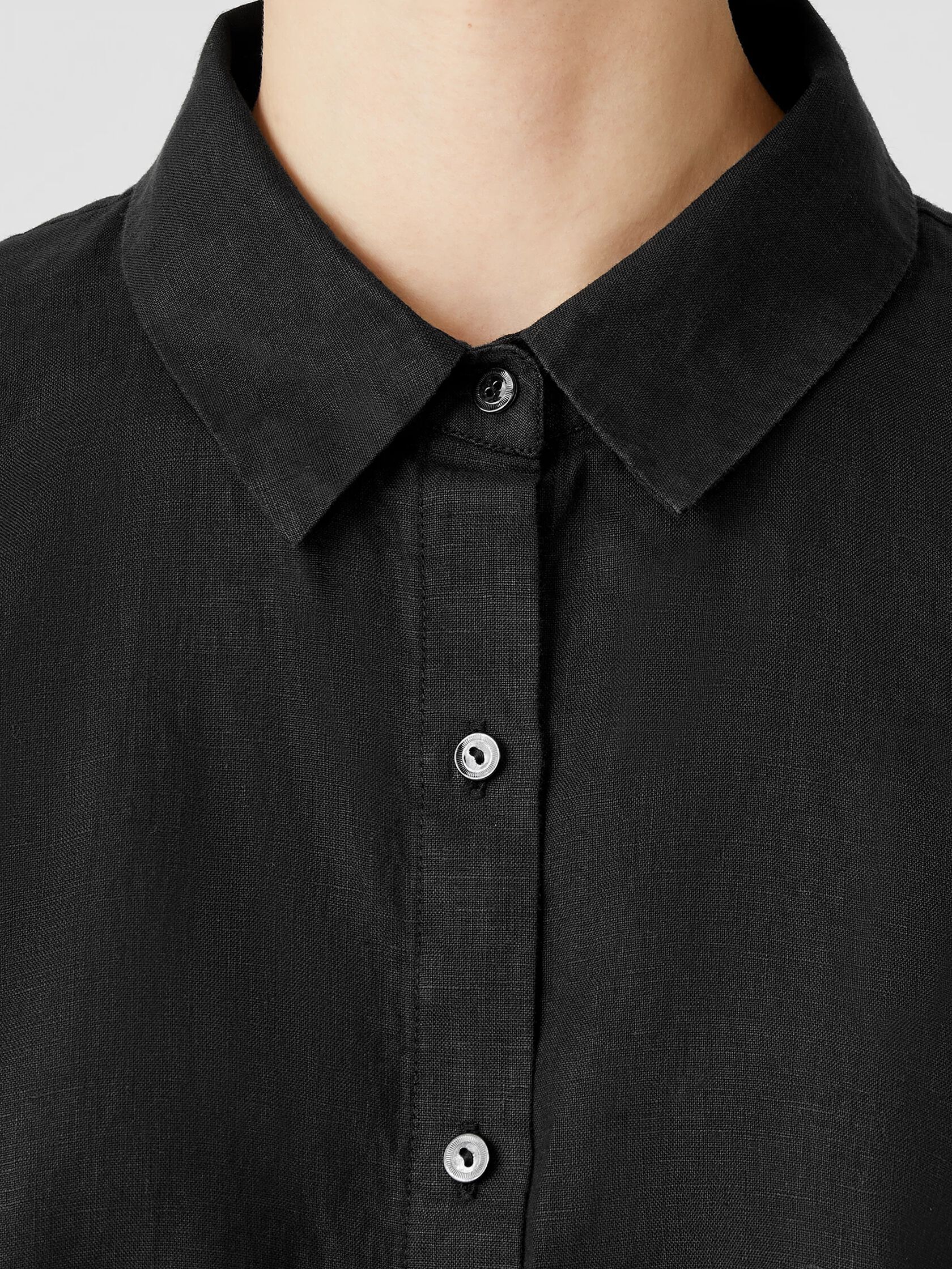 Organic Handkerchief Linen Short-Sleeve Shirt