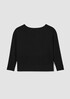 Stretch Jersey Knit Bateau Neck Top