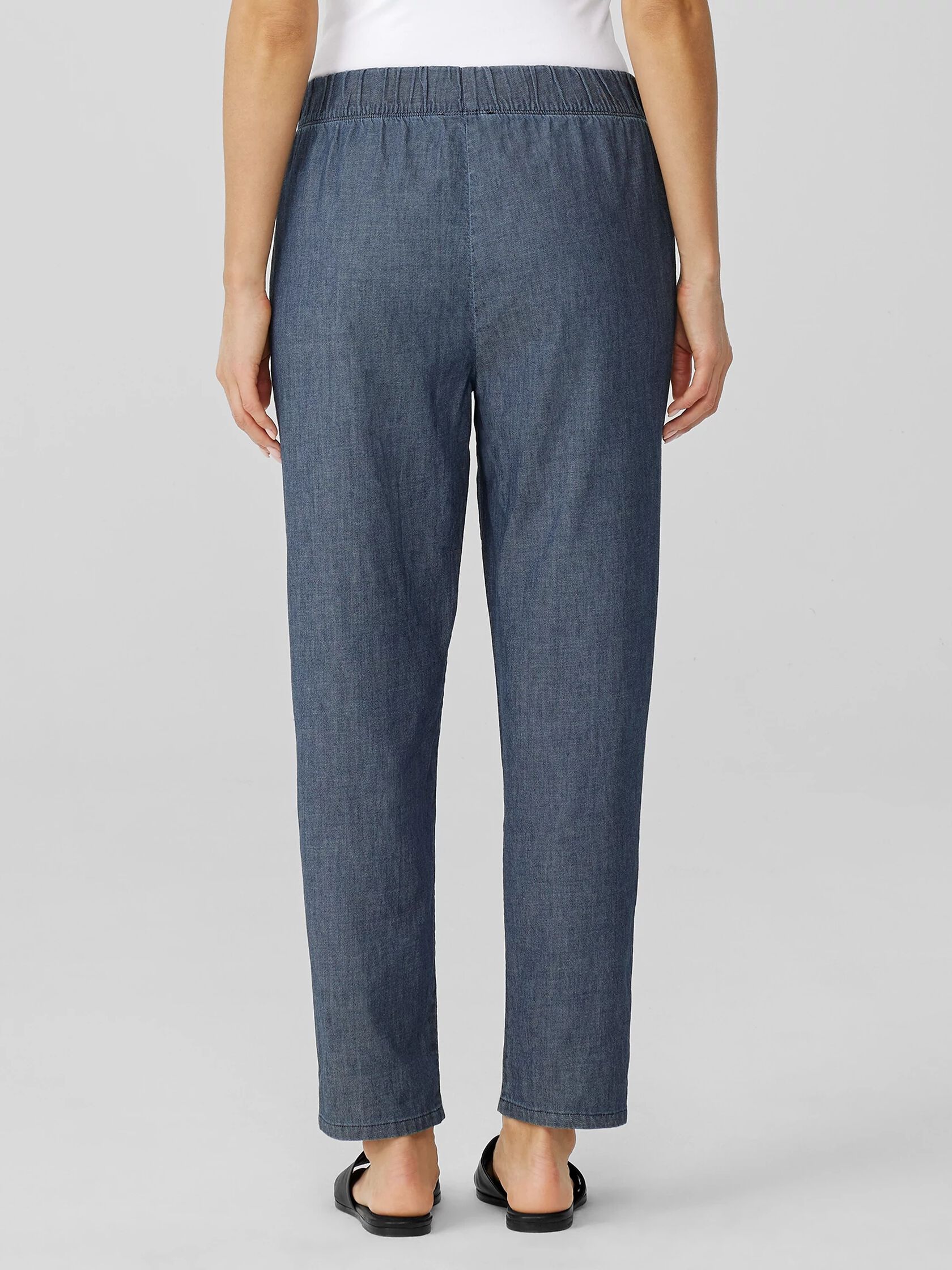 Airy Organic Cotton Twill Tapered Pant