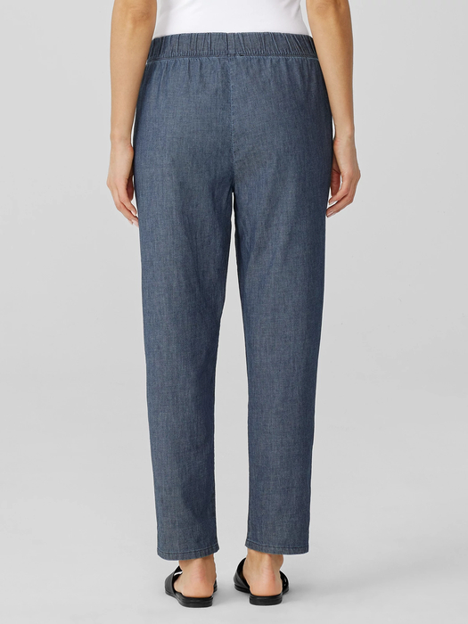 Airy Organic Cotton Twill Tapered Pant