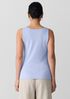 Organic Cotton Stretch Rib Scoop Neck Tank