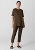 Washable Stretch Crepe Slim Pant