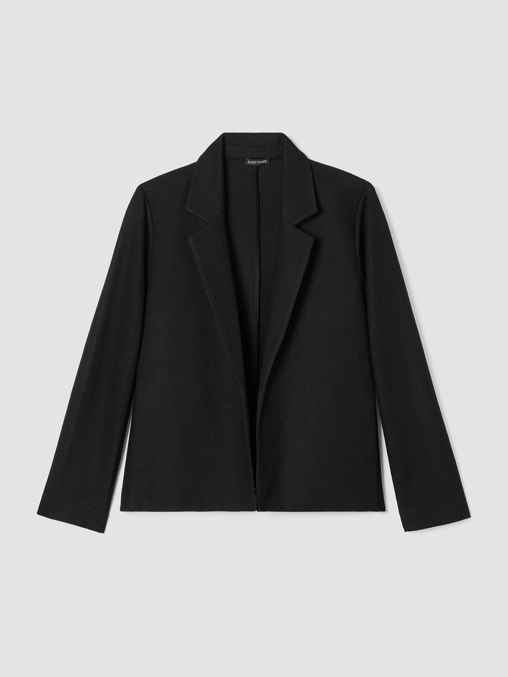 Boiled Wool Jersey Blazer