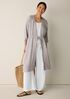 Striped Organic Cotton Gauze Caftan