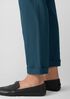 Washable Stretch Crepe Cuffed Pant