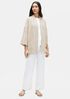 Heavy Organic Linen 3/4-Sleeve Jacket