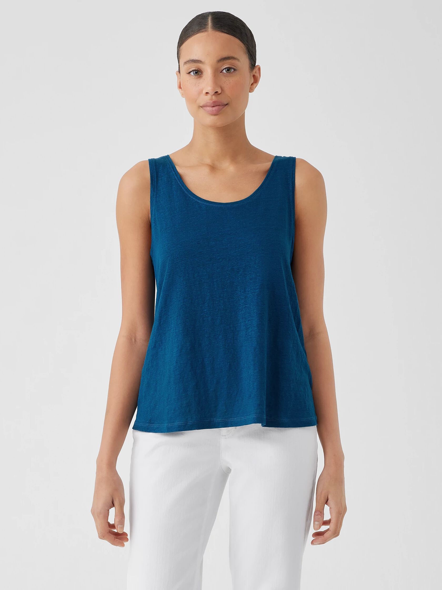 Organic Linen Jersey Tank