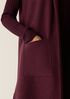 Lightweight Boiled Wool Shawl Collar Vest in Regenerative Wool