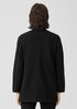 Crinkled Organic Cotton Knit Jacket