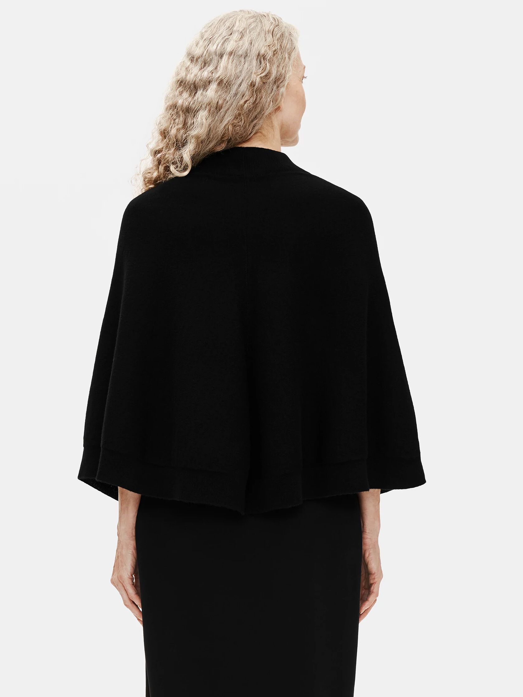 Seamless Italian Cashmere Poncho