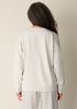Garment-Dyed Organic Cotton Terry V-Neck Top