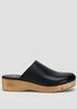 Smooth Leather Clog