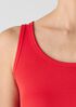 Organic Cotton Stretch Rib Scoop Neck Tank