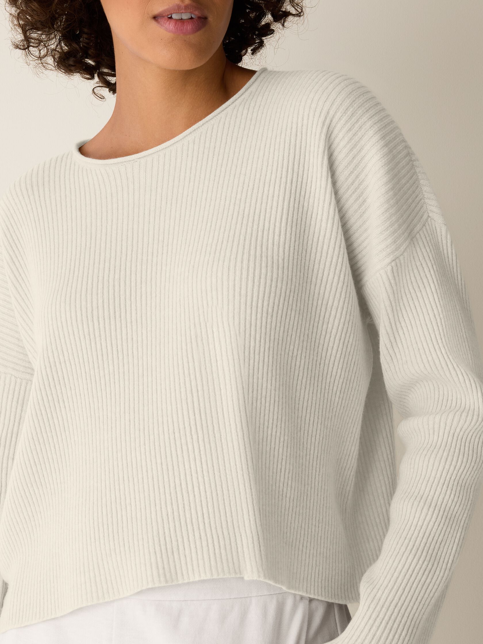 Italian Cashmere Crew Neck Top