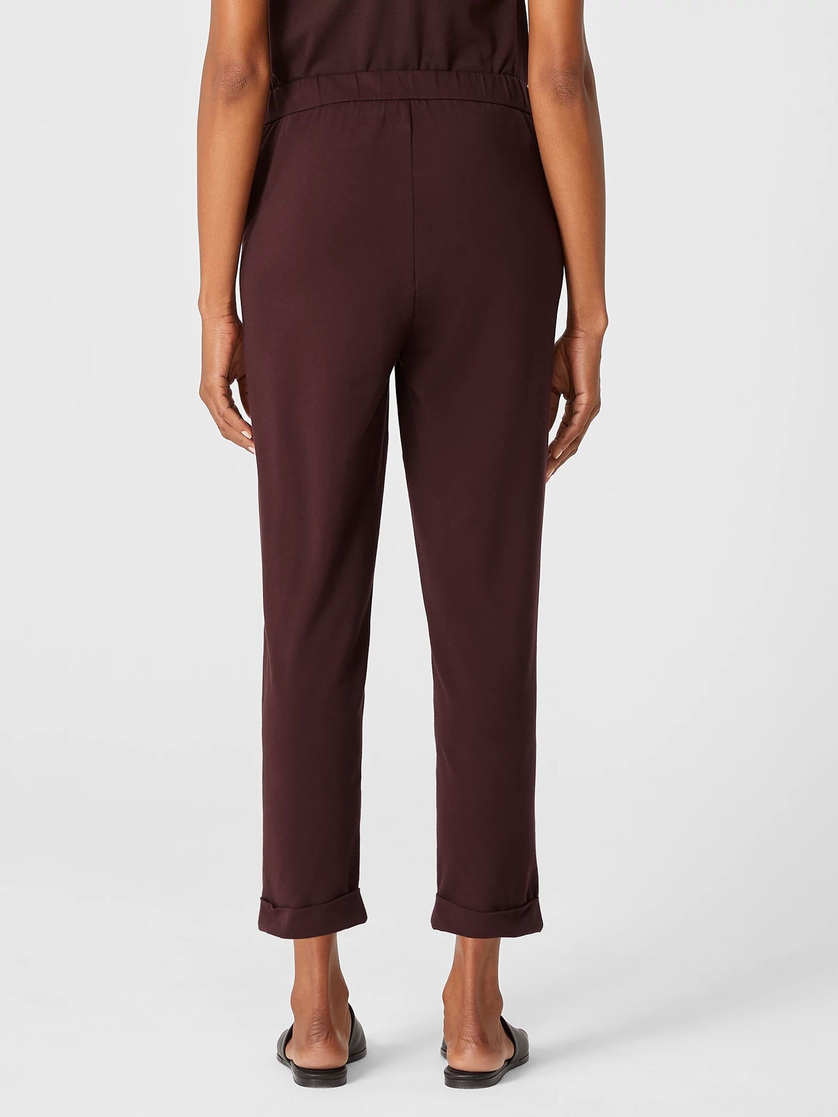 Traceable Organic Cotton Jersey Pant EILEEN FISHER