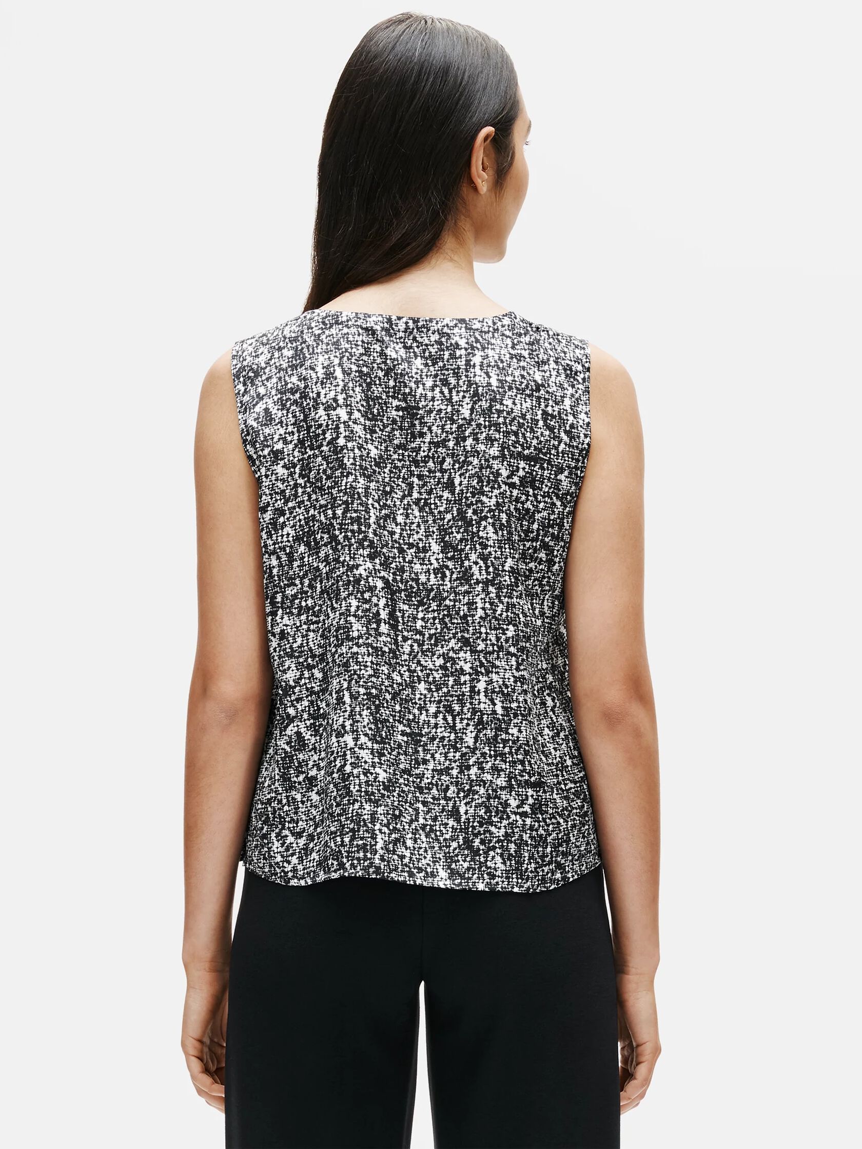Prism Silk Organic Cotton V-Neck Top