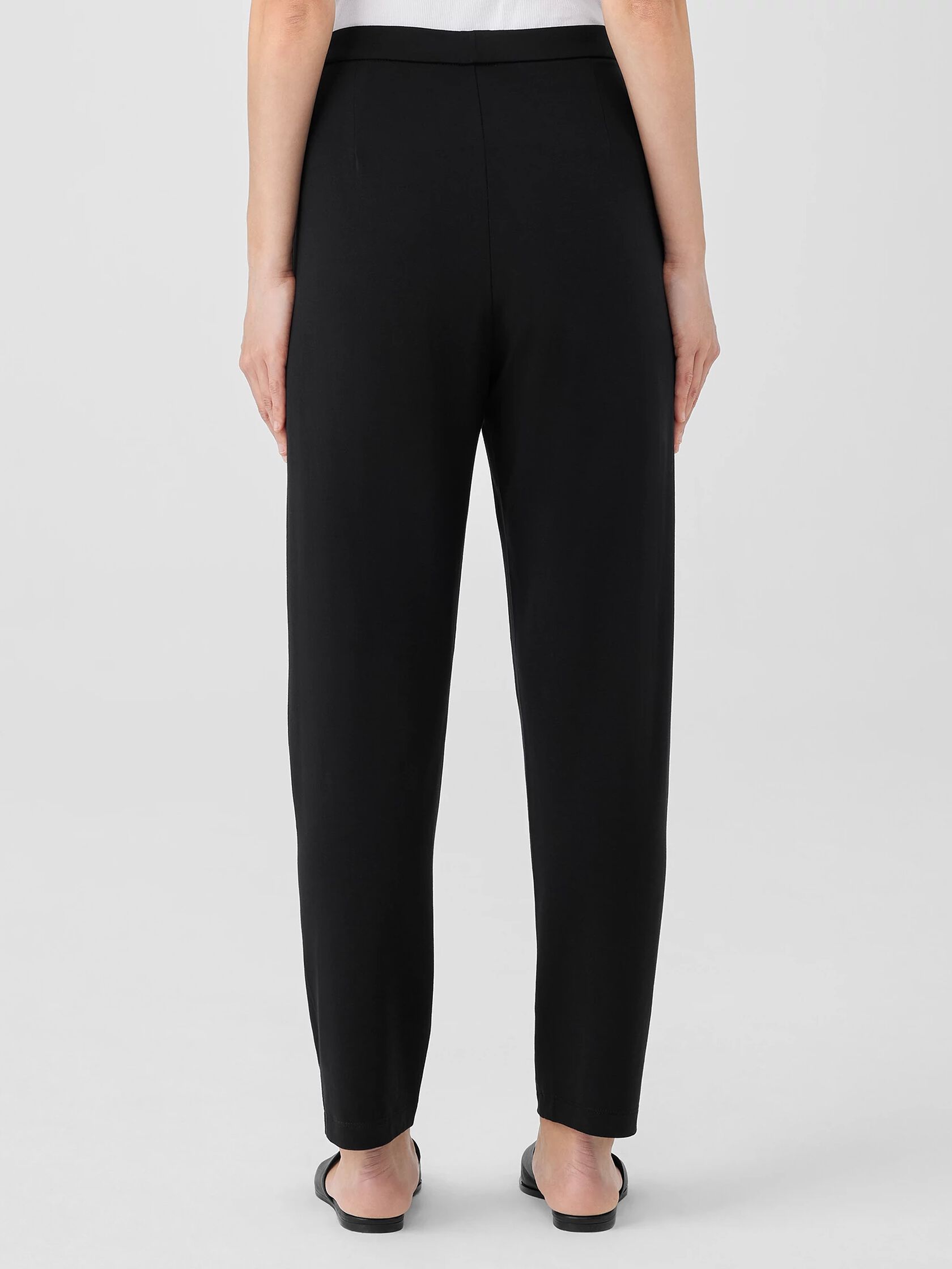 Stretch Jersey Knit Slouchy Pant