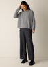 Cashmere Fluff Crew Neck Top