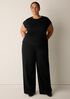 Organic Cotton Stretch Rib Crew Neck Tee