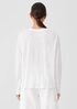 Organic Linen Jersey Crew Neck Top