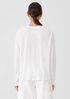 Organic Linen Jersey Crew Neck Top