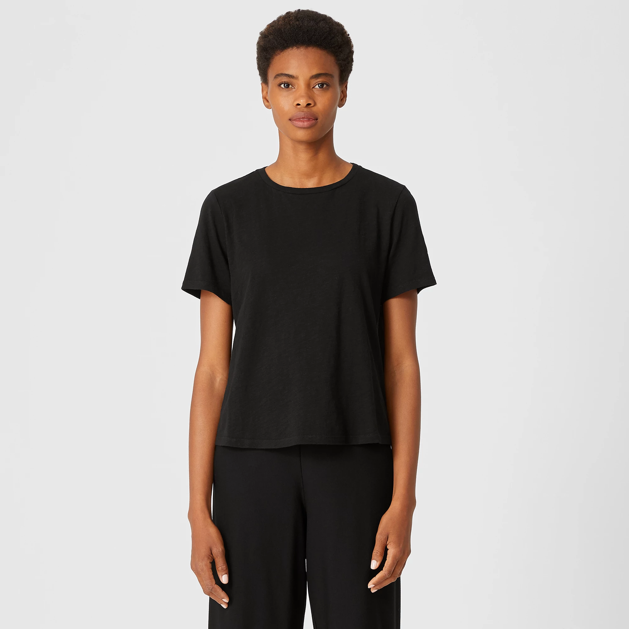 Eileen fisher cotton tee clearance