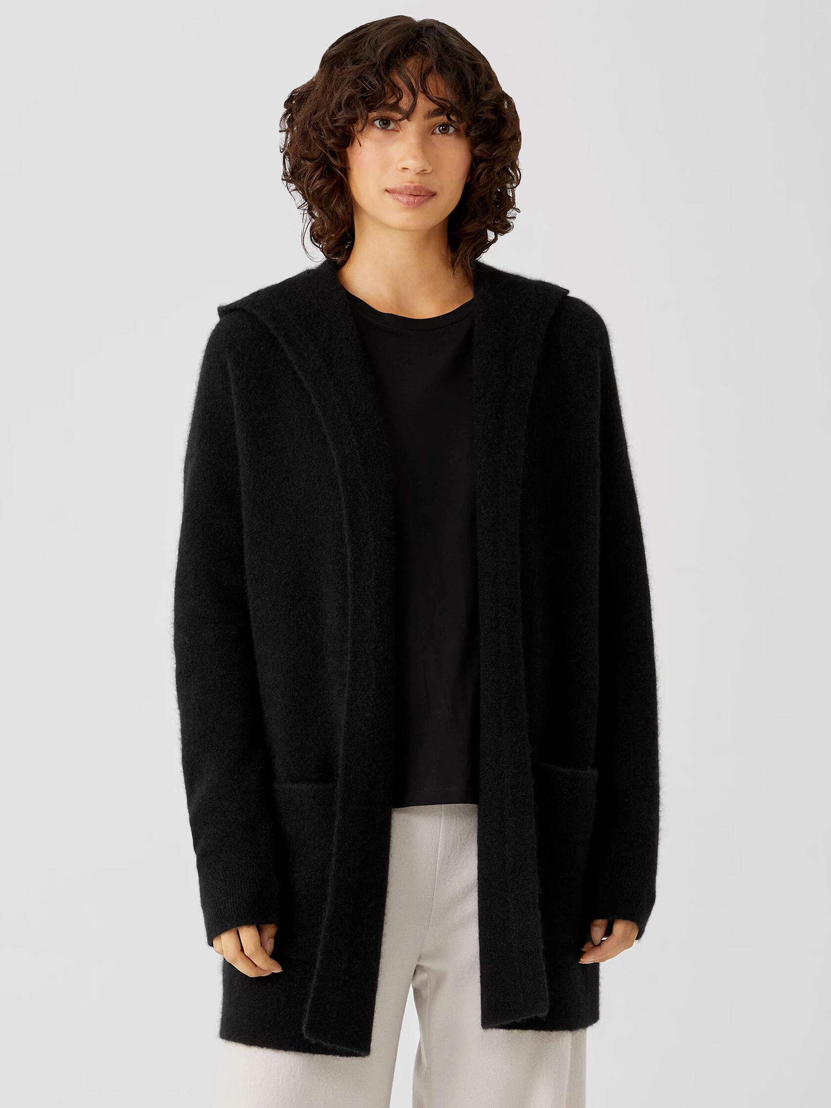 Cashmere Silk Bliss Hooded Cardigan