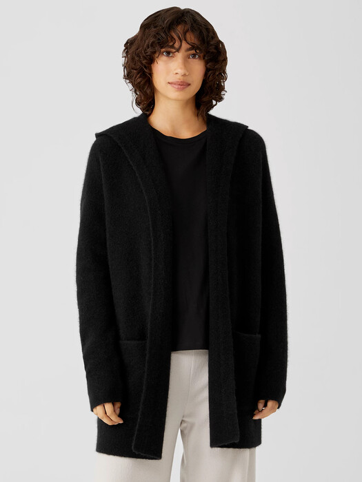 Cashmere Silk Bliss Hooded Cardigan