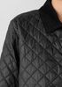 Eggshell Recycled Nylon Quilted Classic Collar Jacket