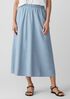 Airy Organic Cotton Twill Pocket Skirt