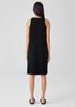 Stretch Jersey Knit Round Neck Tank Dress