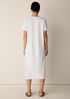 Striped Organic Cotton Slub Tee Dress