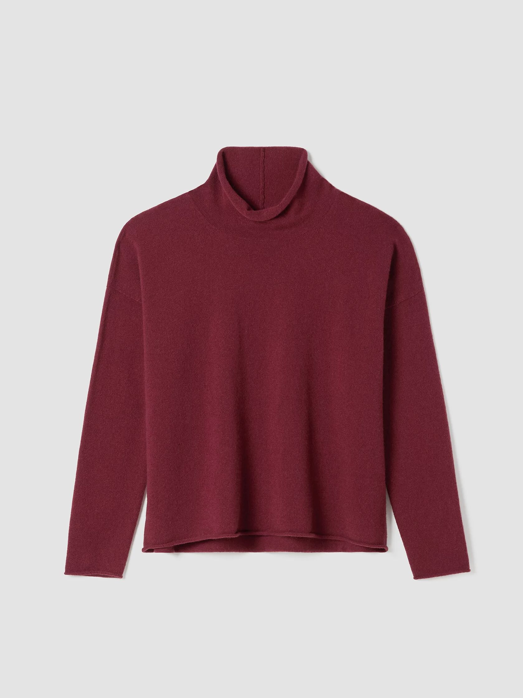 Italian Cashmere Turtleneck Top