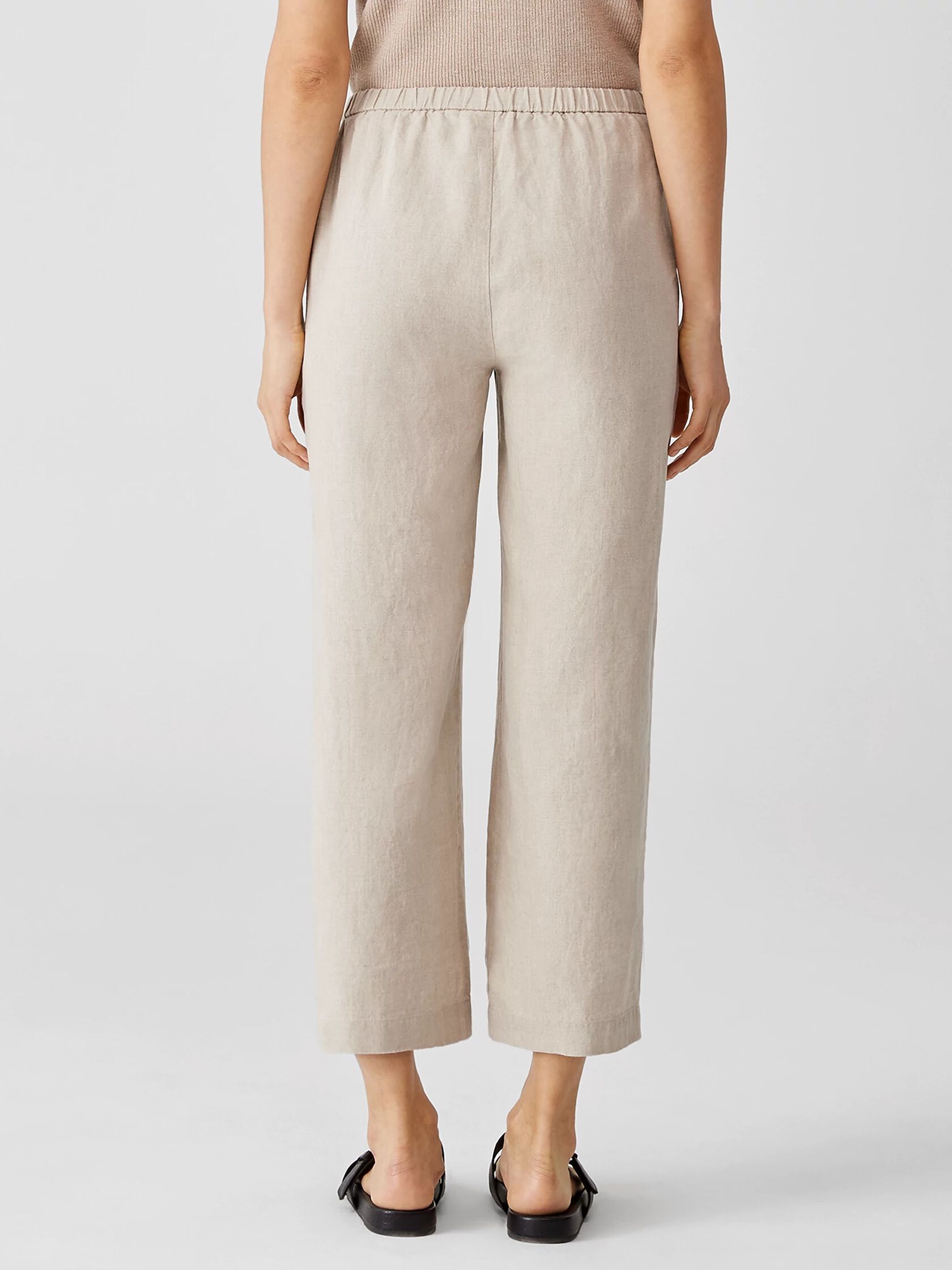 Organic Linen Straight Pant