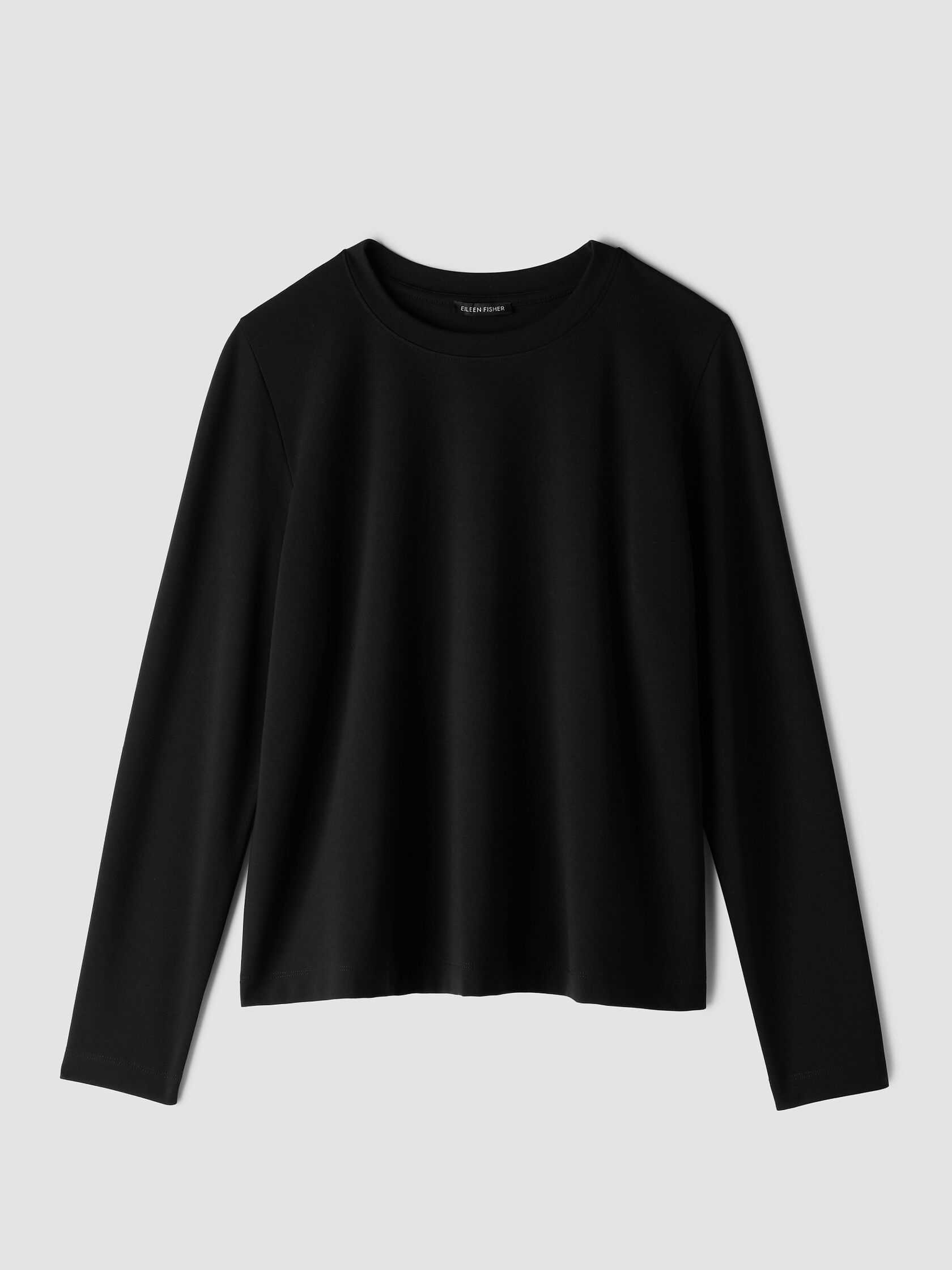 Extra-Fine Ponte Crew Neck Top